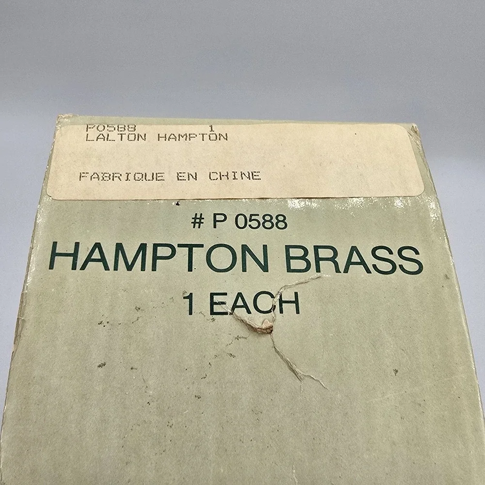 VTG PartyLite Hampton Brass Candle Holder‎ for Taper or Pillar 02362